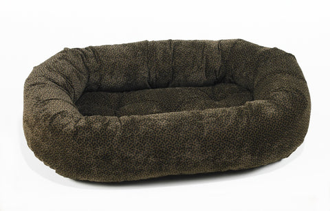 Bowsers Donut Bed Chocolate Bones - Microvelvet