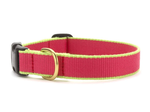 UpCountry Color Market Bamboo Pink and Lime Dog Collar