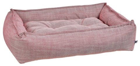 Bowsers Sterling Pet Lounge Bed - Berry Performance Linen