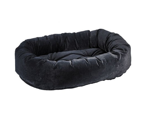 Bowsers Donut Bed Shale - Microvelvet