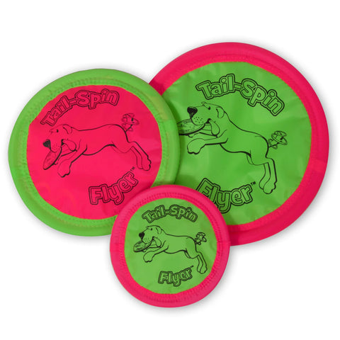 Booda Tail Spin Flyer - Interactive Frisbee