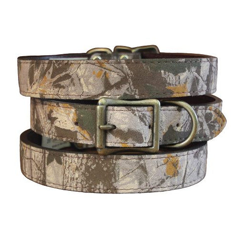 Auburn Camouflage Collar - Leather