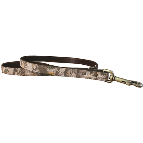 Auburn Camouflage Leather Leash