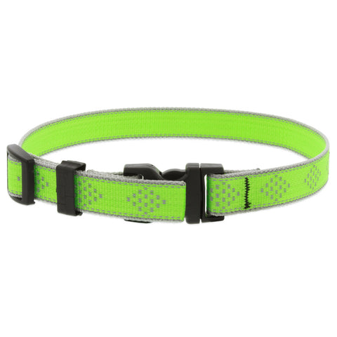 DogWatch Big Leash Replacement Strap, Snap Buckle - Reflective Green Diamond