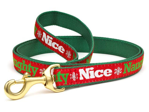 Naughty & Nice Dog Collar & Leash