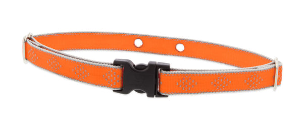 Goyard Leather Dog Collar Orange