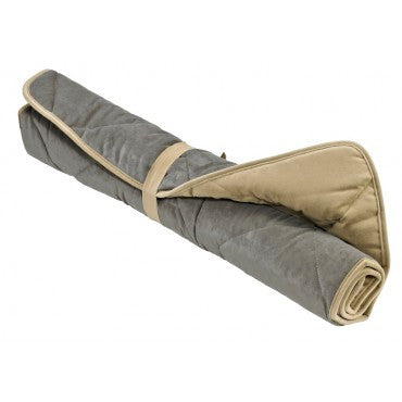 Bowsers Quilted Mat - Thyme Microvelvet (Khaki Bottom)